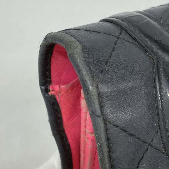 CHANEL Authentic Black Lambskin Leather Wallet - Picture 7 of 13